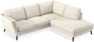 Madison Lux - 2-sits soffa med divan höger - Vit