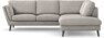 Madison Lux - 2-sits soffa med divan höger - Grå