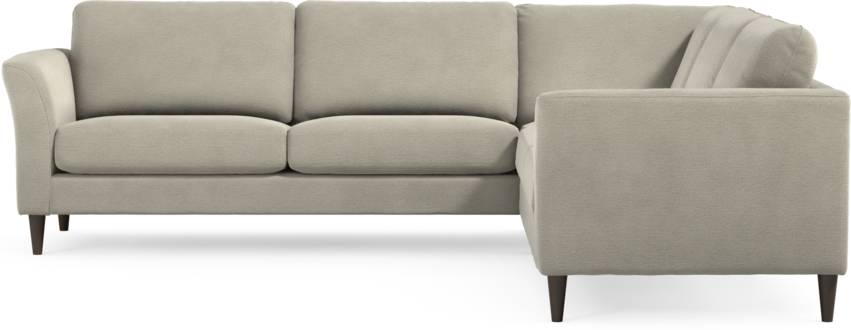 Bridge - Hörnsoffa, 2+2-sits - Brun