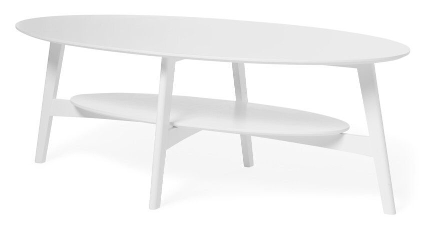 Flora - Soffbord, L 140 B 70 H 50 cm - Vit