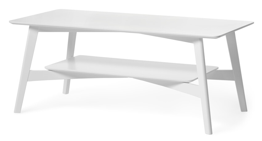 Ester - Soffbord, L 120 B 60 H 50 cm - Vit