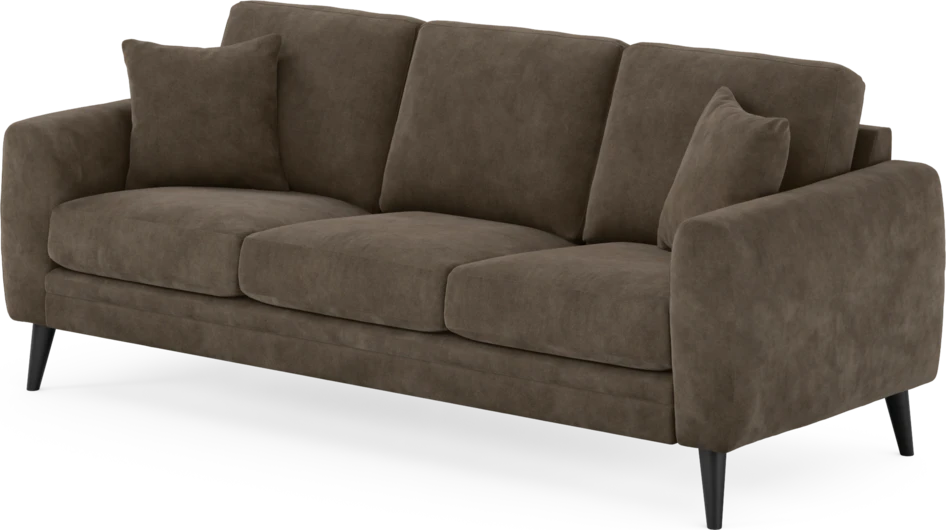 Eden - 3-sits soffa - Brun
