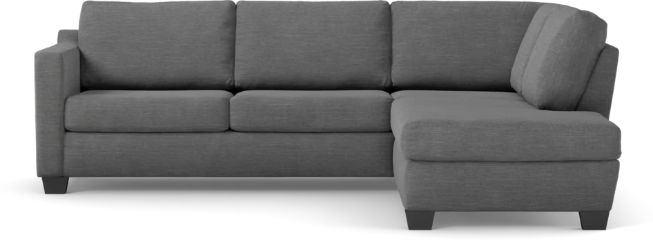 Friday - 2,5-sits soffa med divan höger - Grå