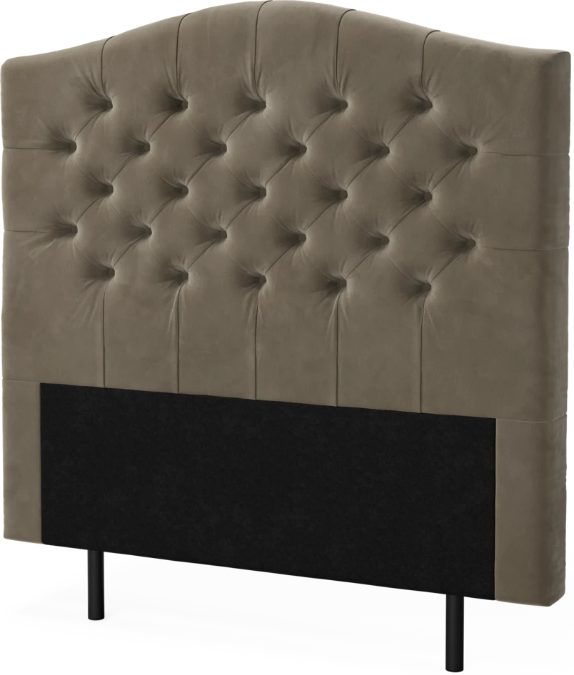 New York välvd - Sänggavel, 90-210 cm - Brun