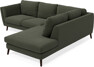 Madison - 2-sits soffa med divan höger - Grön