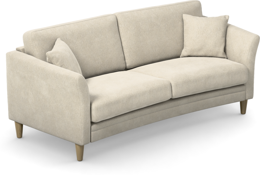 Eden - 2,5-sits svängd - Beige