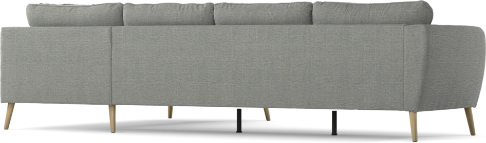 County - 3-sits soffa med divan höger - Grå
