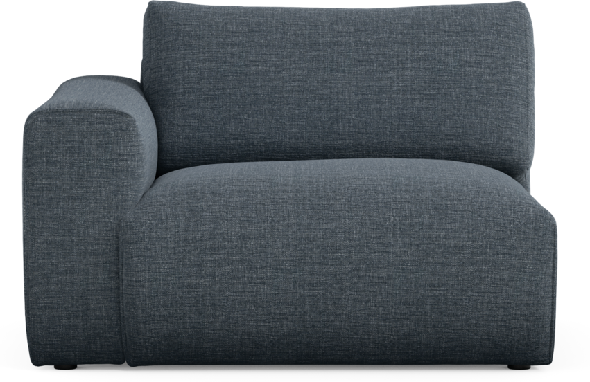 Free - 1,5-sits med armstöd vänster - Blå