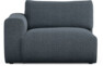 Free - 1,5-sits med armstöd vänster - Blå