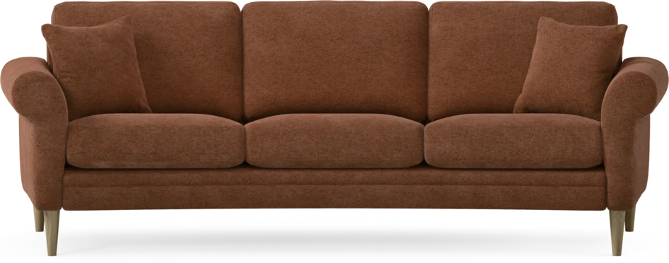 Eden - 3-sits soffa svängd - Orange