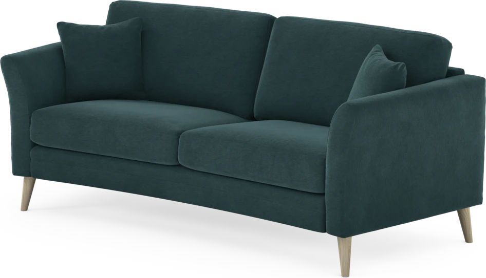 Eden - 2,5-sits soffa svängd - Blå
