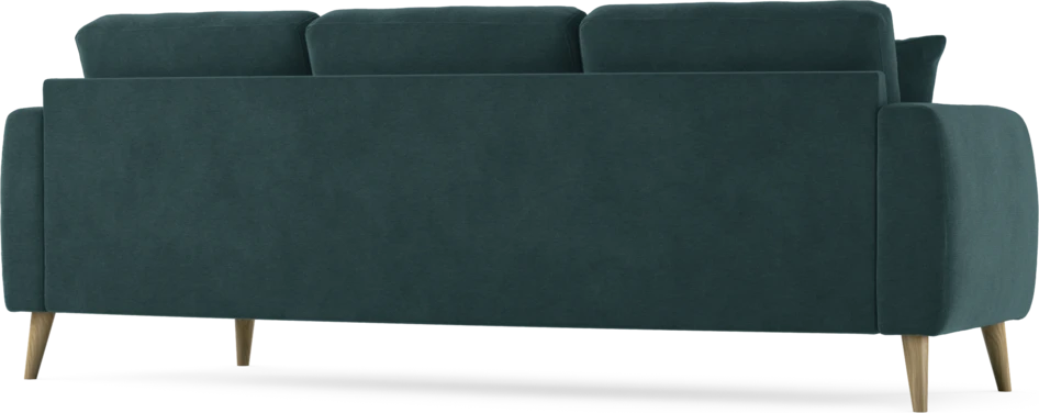 Eden - 3-sits soffa svängd - Blå