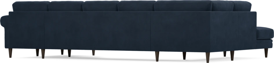 Eden - 3-sits soffa med divan vänster och schäslong höger - Blå
