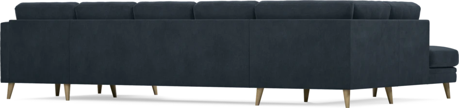 Eden - 3-sits soffa med divan vänster och schäslong höger - Blå