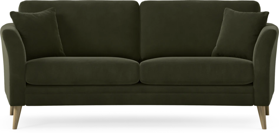 Eden - 2,5-sits soffa svängd - Grön