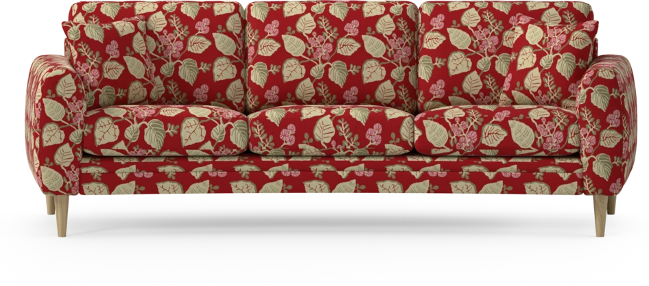 Eden - 3-sits soffa svängd - Flerfärgad