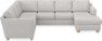 Friday - Hörnsoffa, 2+3-sits med schäslong höger - Grå