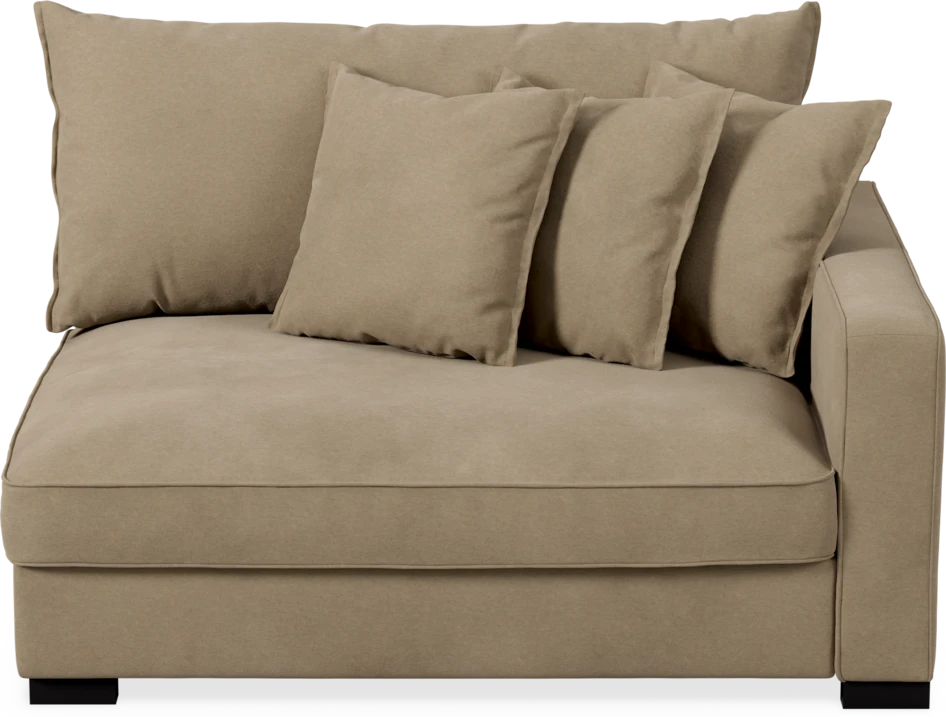 Rossi - 2-sits med armstöd höger - Beige