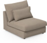Pieces - 1-sits utan armstöd - Beige