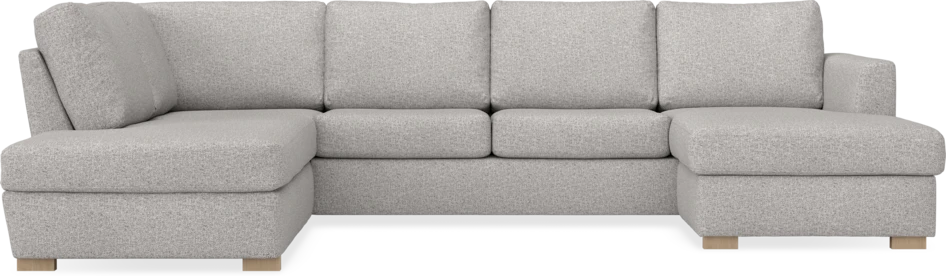Friday - 3-sits soffa med divan vänster och schäslong höger - Vit
