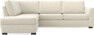 Friday - 2,5-sits soffa med divan vänster - Beige