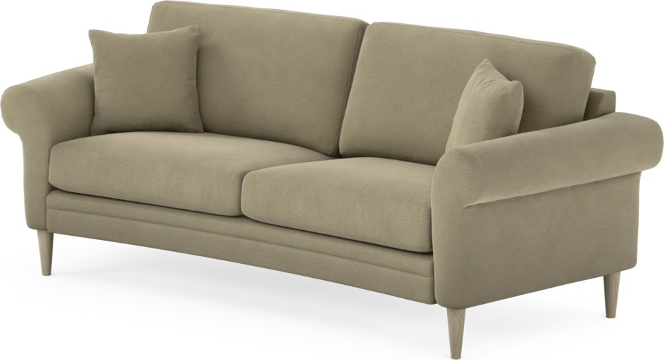 Eden - 2,5-sits soffa svängd - Beige