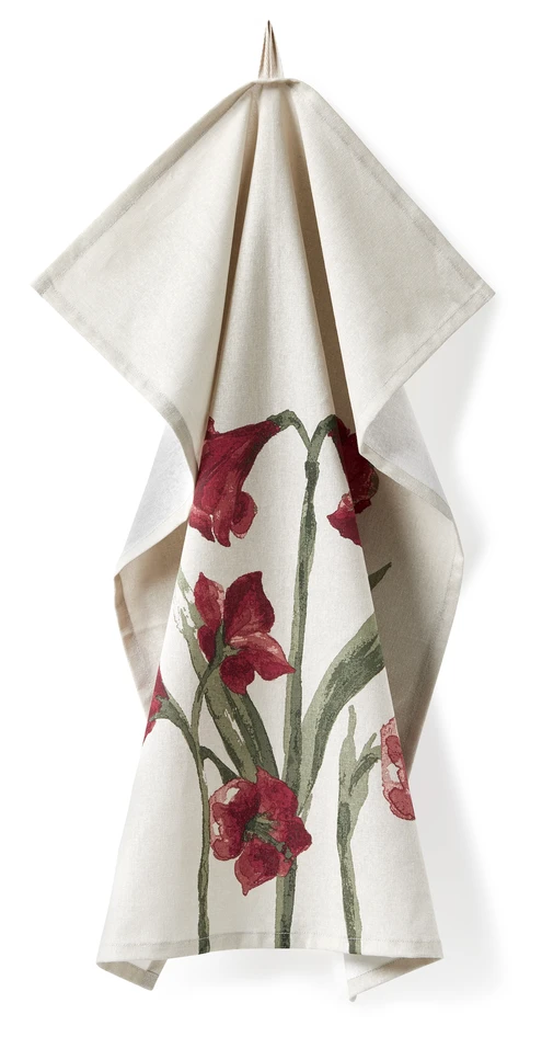 Amaryllis - Kökshandduk 50x70 cm - Beige