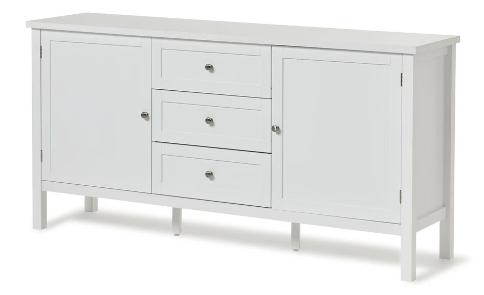 Elsy - Skänk, 160x40x80 cm - Vit
