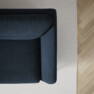 Madison - 3-sits soffa med divan vänster - Blå
