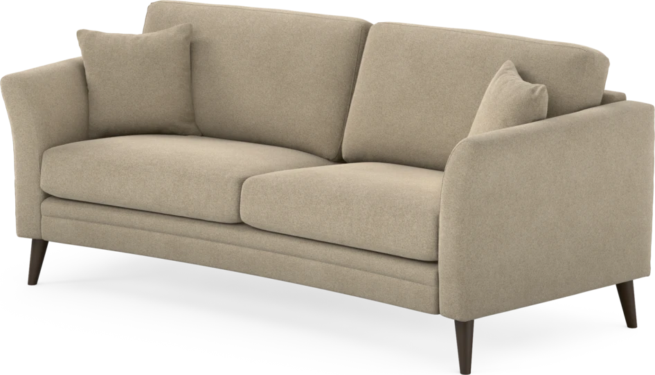 Eden - 2,5-sits soffa svängd - Beige