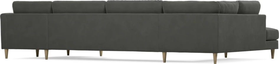 Bridge - 3-sits soffa med divan vänster och schäslong höger - Grå