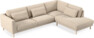 Willow - 3-sits soffa med divan höger, fast klädsel - Beige