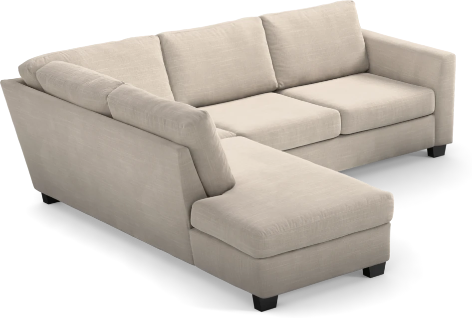 Friday - 2,5-sits soffa med divan vänster - Beige