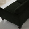 Madison Lux - 2-sits soffa med schäslong vänster - Grön