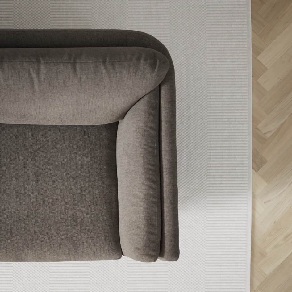 Madison Klädsel - Klädsel till 3-sits soffa - Brun