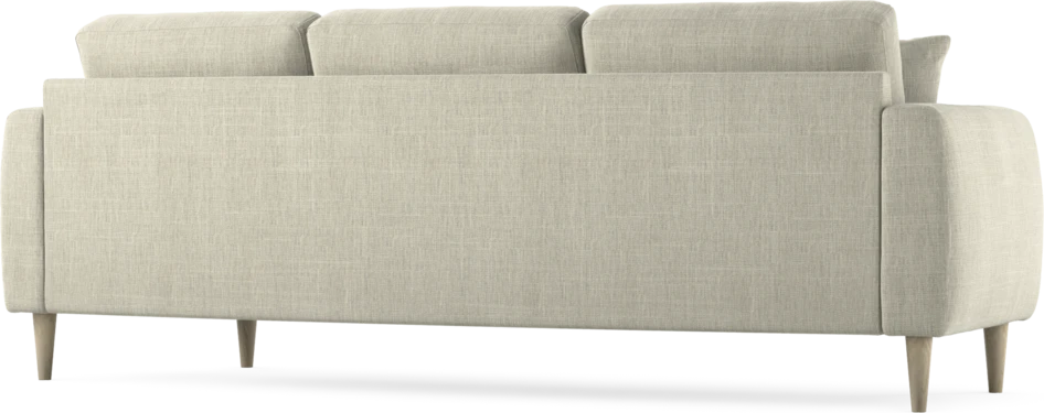 Eden - 3-sits soffa svängd - Beige