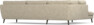 Madison - 3-sits soffa med divan vänster - Beige