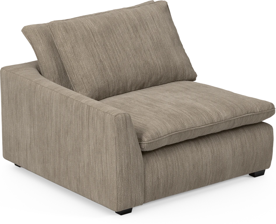 Bellora - 1-sits med armstöd vänster - Beige
