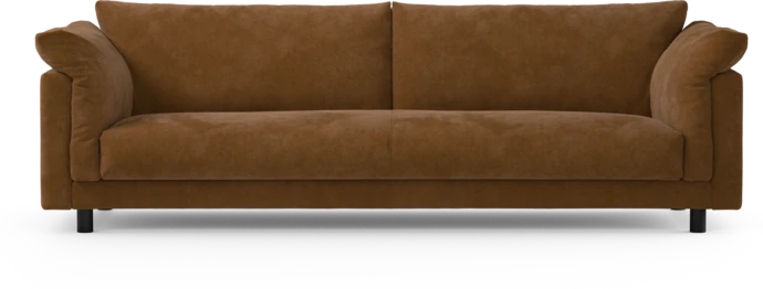 Cherrie, 4-sits soffa, hel dyna, fast klädsel