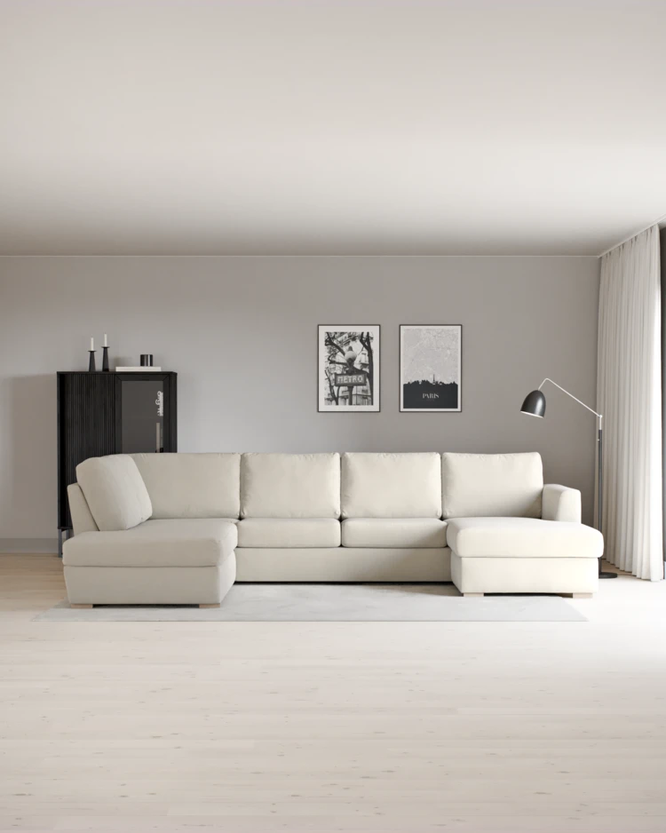 Friday - 3-sits soffa med divan vänster och schäslong höger - inspiration