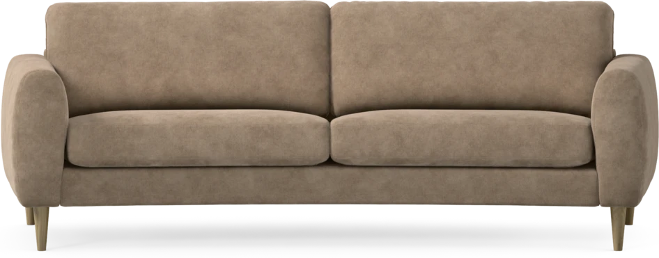 Bridge - 3-sits soffa svängd - Beige