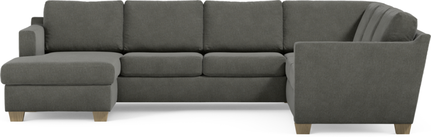 Friday - Hörnsoffa, 3+2-sits med schäslong vänster - Grå