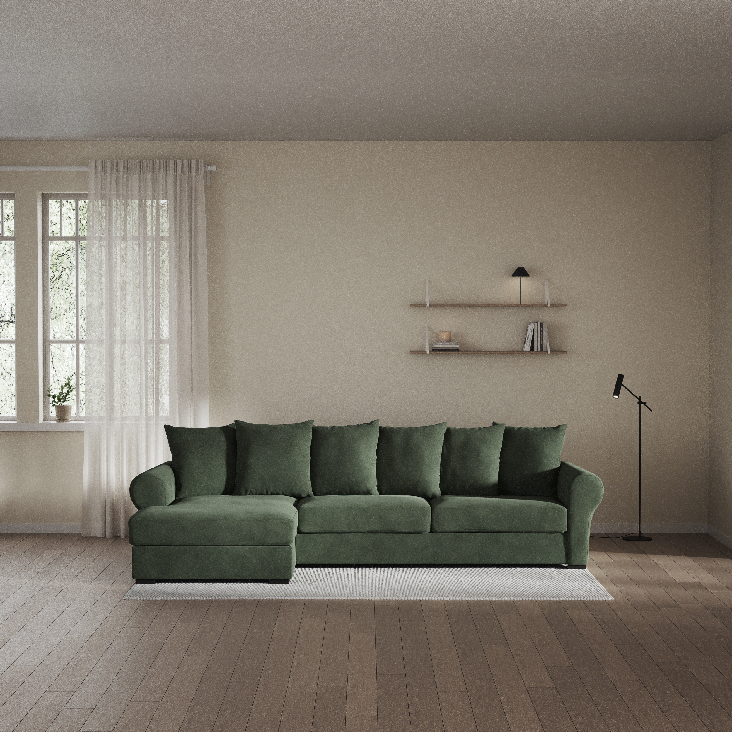 Town - 3-sits soffa med schäslong vänster - inspiration