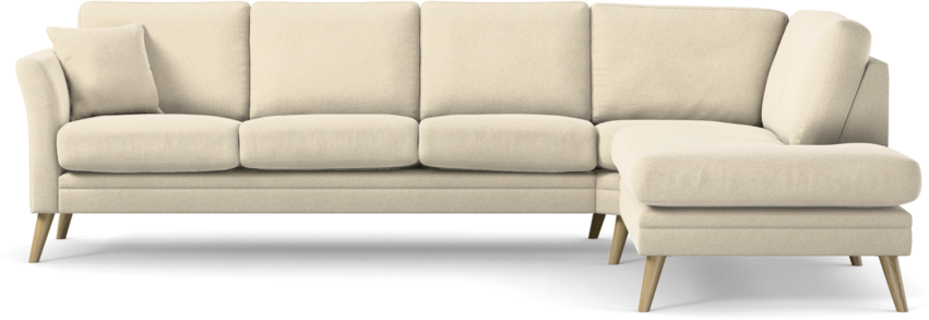 Eden - 3-sits soffa med divan - Beige