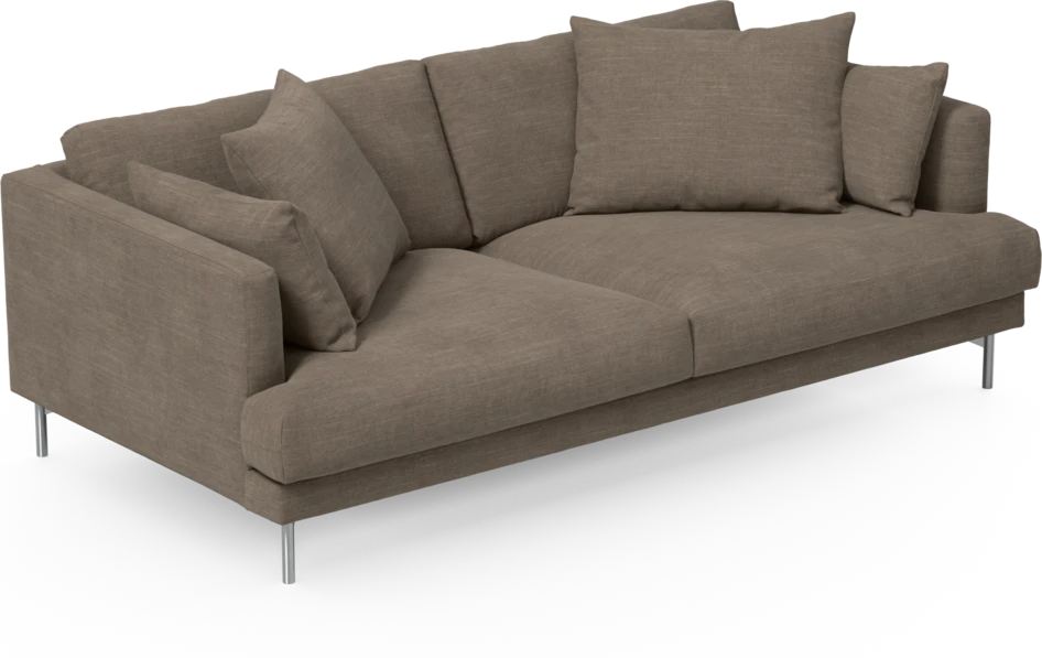 Harper - 3-sits soffa - Brun