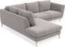 Madison - 2-sits soffa med divan vänster - Grå