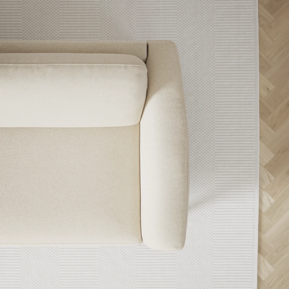 Bridge - 3-sits soffa med schäslong vänster och divan höger - Beige