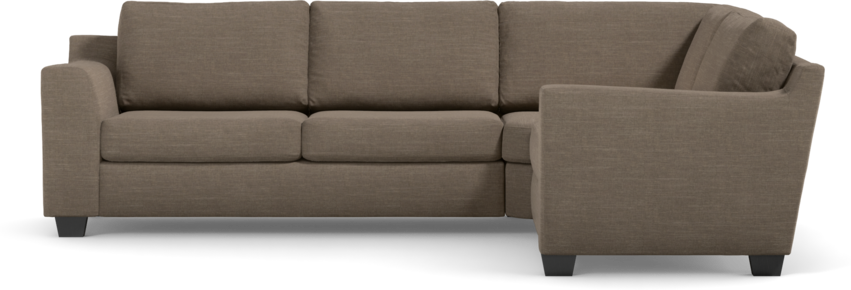 Friday - Hörnsoffa, 2,5+1,5-sits - Brun