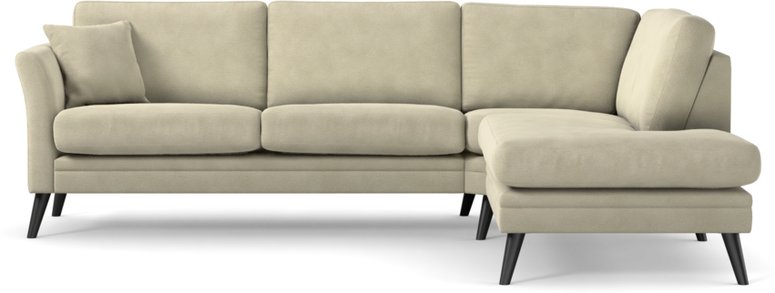 Eden - 2,5-sits soffa med divan - Beige