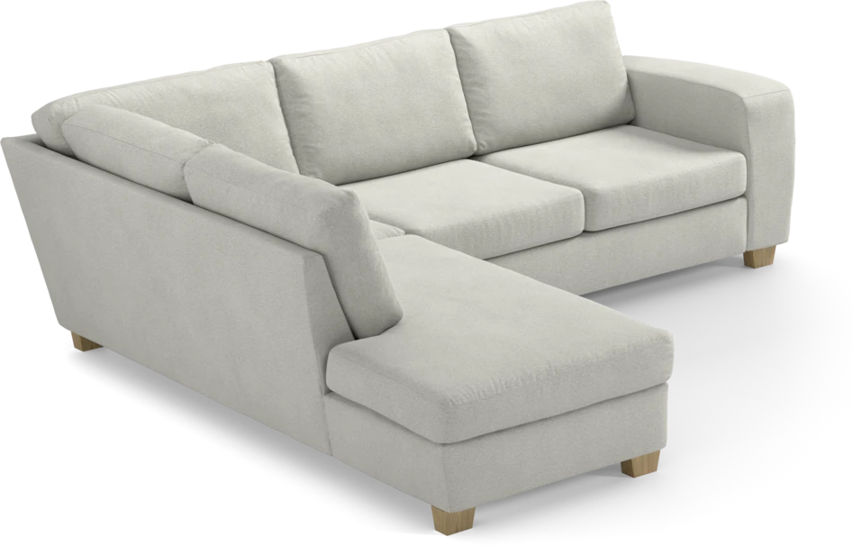 Friday - 2,5-sits soffa med divan vänster - Vit